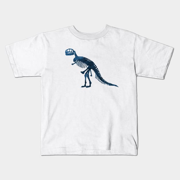 Tyrannosaurus Rex Skeleton Kids T-Shirt by TheJollyMarten